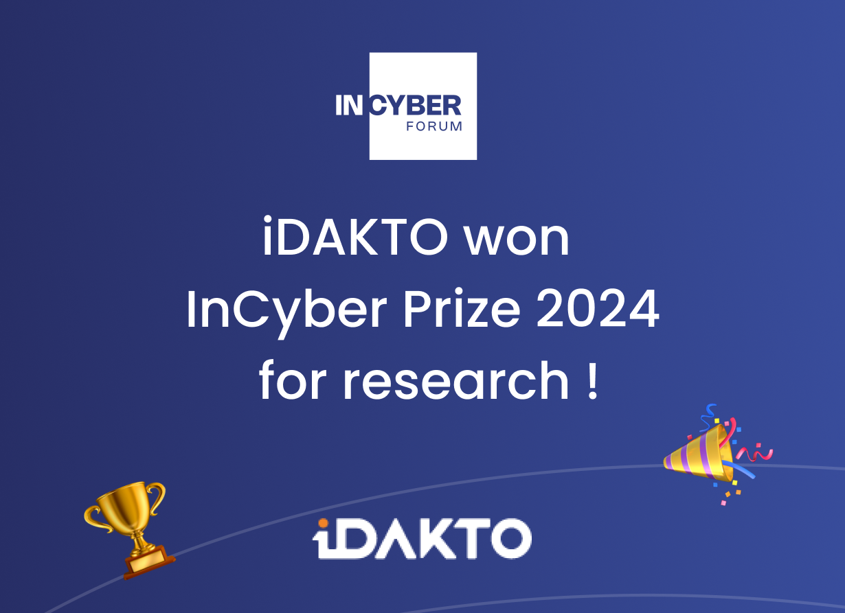 🏆 The InCyber Europe jury awards the Research Prize to iDAKTO.